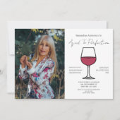 50e verjaardag van perfecte wijn kaart (Voorkant)