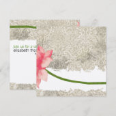 50e verjaardag van uitnodigingen (Voorkant / Achterkant)