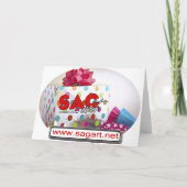 50e verjaardag van uitnodigingen (Achterkant)