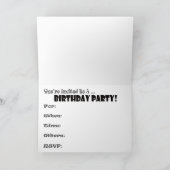 50e verjaardag van uitnodigingen (Binnen)