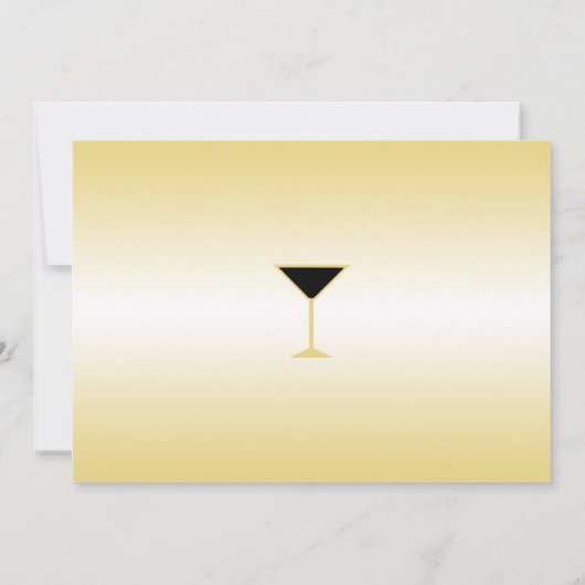 50e verjaardag van uitnodigingen (Achterkant)