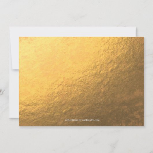 50e verjaardag van uitnodigingen (Achterkant)