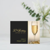 50e verjaardag van uitnodigingen van de partij - M (Staand voorkant)