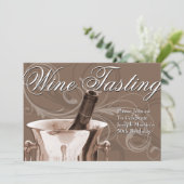 50e verjaardag van wijntest kaart (Staand voorkant)