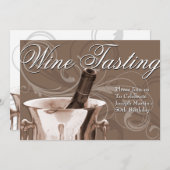 50e verjaardag van wijntest kaart (Voorkant / Achterkant)