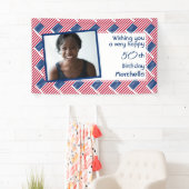 50e verjaardag Verenigde Staten AMERICAN FLAG Foto Spandoek (Insitu)