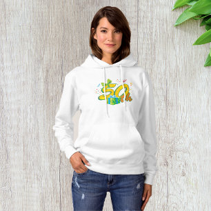 50e verjaardag viering vrouwen hoodie