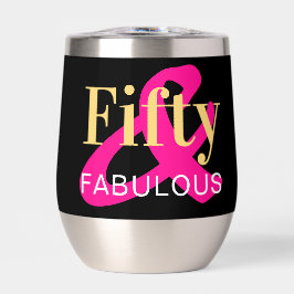 50e verjaardag Vijftig Fabulous Hot Pink Party