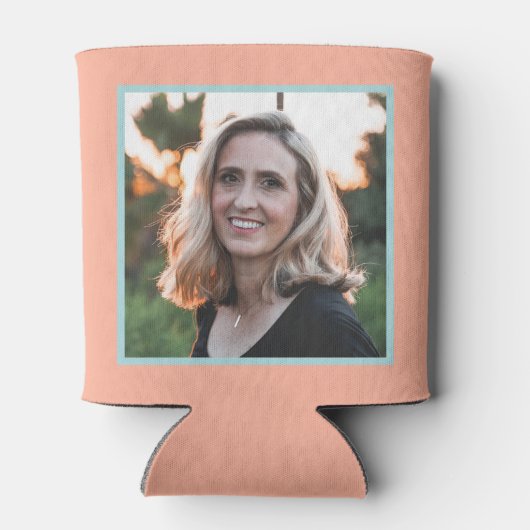 50e verjaardag Vijftig fantastische roze flamingo  Blikjeskoeler (Achterkant)