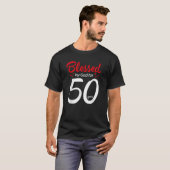 50e Verjaardag Vijftigste Jubileum 50 jaar Blesse T-shirt (Voorkant volledig)