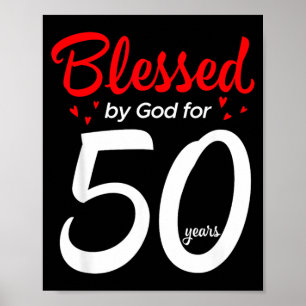 50e verjaardag vijftigste verjaardag 50 jaar poster
