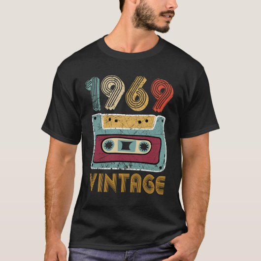 50e verjaardag Vintage 1969 T-shirt (Voorkant)