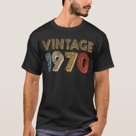50e verjaardag Vintage 1970 T-shirt