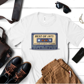 50e Verjaardag Vintage 1973 Cadeau T-shirt