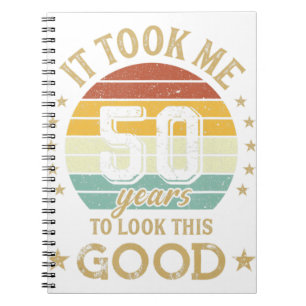 50e verjaardag Vintage het kostte me 50 jaar om te Notitieboek