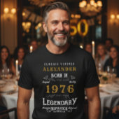 50e verjaardag Voeg toe Jouw naam Geboren 1975 Leg T-shirt