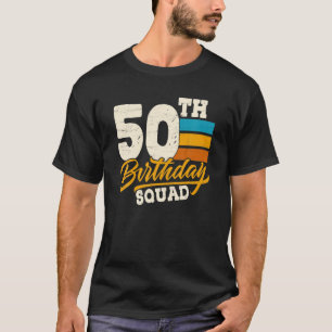 50e verjaardag voor de vierkantsgroep - 50 jaar ou t-shirt