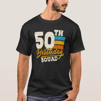 50e verjaardag voor de vierkantsgroep - 50 jaar ou t-shirt