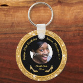 50e verjaardag voor een vrouw, 50e verjaardag sleutelhanger (Voorkant)