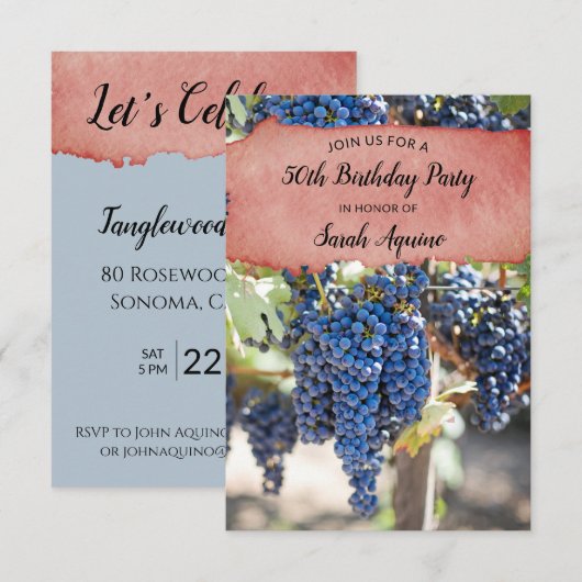 50e verjaardag Waterverf windenergie Kaart (Voorkant / Achterkant)