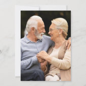 50e verjaardag We Still Do bloemenguirlande foto Kaart (Achterkant)