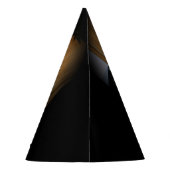 50e verjaardag Zilver Zwart Persoonlijke Fotonaam Feesthoedjes (Achterkant)