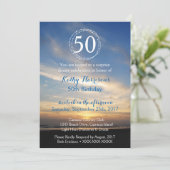 50e verjaardag Zondag Uitnodiging tot aanroep Sjab (Staand voorkant)