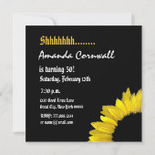 50e verjaardag Zonnebloem G301 Kaart (Achterkant)