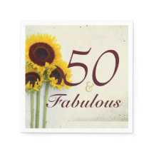 50e verjaardag Zonnebloem Rustic party