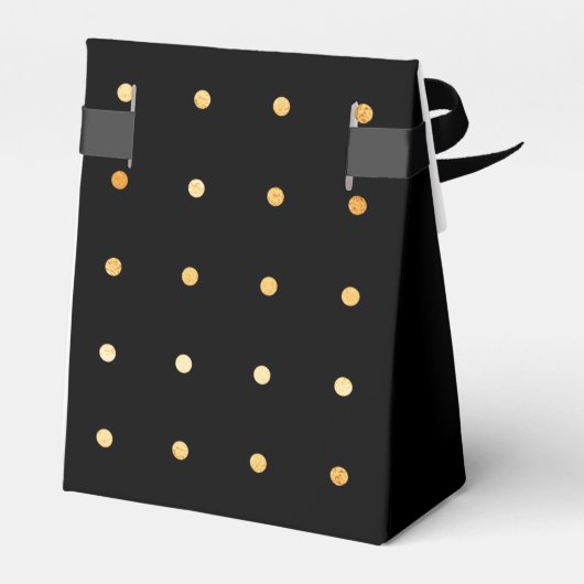 50e verjaardag zwart goud hallo naamscript 50 bedankdoosjes (Achterkant)