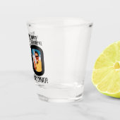 50e verjaardag zwart wit foto grappig geschoten gl shot glas (Rechts)