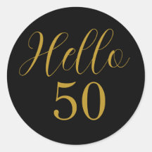 50e verjaardag zwarte gouddag