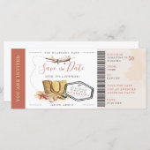 50e verjaardags verrassingsbestemming feest (Voorkant / Achterkant)