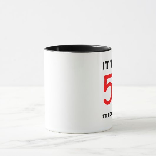 50e Verjaardagscadeau Ideeën voor Mannen Mok - Fun (Midden)