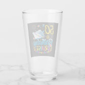 50e verjaardagscruise B-Day Party Drink Glas (Achterkant)