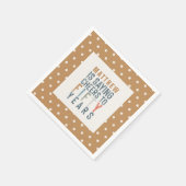 50e verjaardagsfeest accessoires decor servet (Hoek)