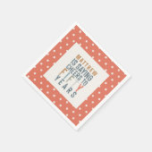 50e verjaardagsfeest accessoires decor servet (Hoek)