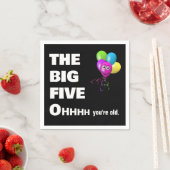 50e verjaardagsfeest krijgt oude Humor Servet (Insitu)