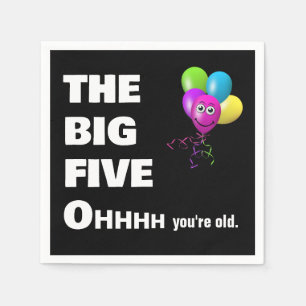 50e verjaardagsfeest krijgt oude Humor Servet