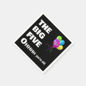 50e verjaardagsfeest krijgt oude Humor Servet (Hoek)