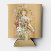 50e Verjaardagsfeest, Spring Goddess,  Kunst Blikjeskoeler (Voorkant)