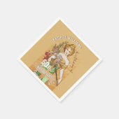 50e Verjaardagsfeest, Spring Goddess,  Kunst Servet (Hoek)