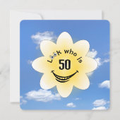 50e Verjaardagsfeest Zomerzon Kaart (Voorkant)