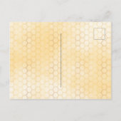 50e verjaardagsfeestje florals tea party uitnodigi briefkaart (Achterkant)