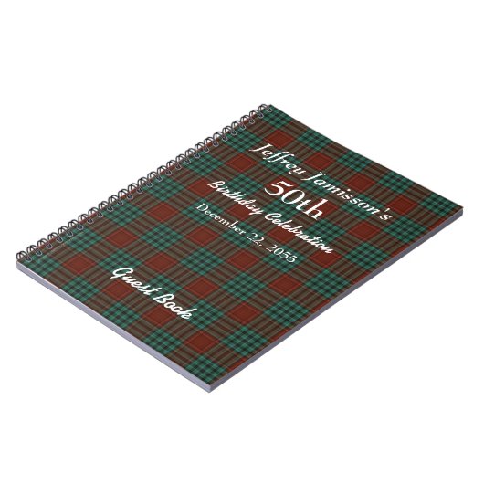 50e Verjaardagsfeestje Gastenboek Rood & Groen Pla Notitieboek (Linkerzijde)