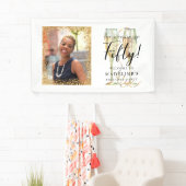 50e verjaardagsfeestje gouden foto banner (Insitu)