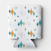 50e verjaardagsfeestje Retro Mid Century Any Age Blikjeskoeler (Achterkant)