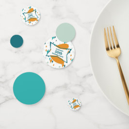 50e verjaardagsfeestje Retro Mid Century Any Age Confetti