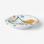 50e verjaardagsfeestje Retro Mid Century Any Age Papieren Kommen (Gebogen)