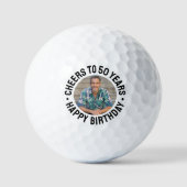 50e verjaardagsfoto golfballen (Voorkant)
